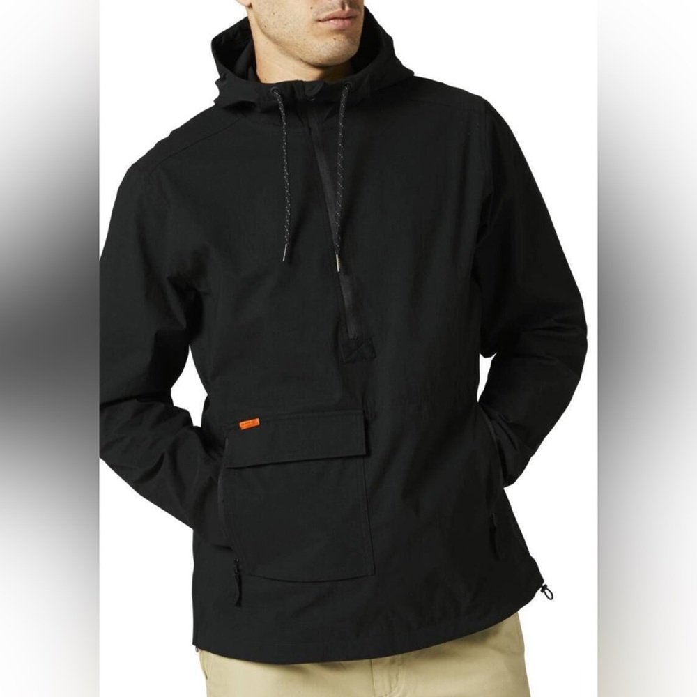 Black Men's Anorak - Picture 5 of 10